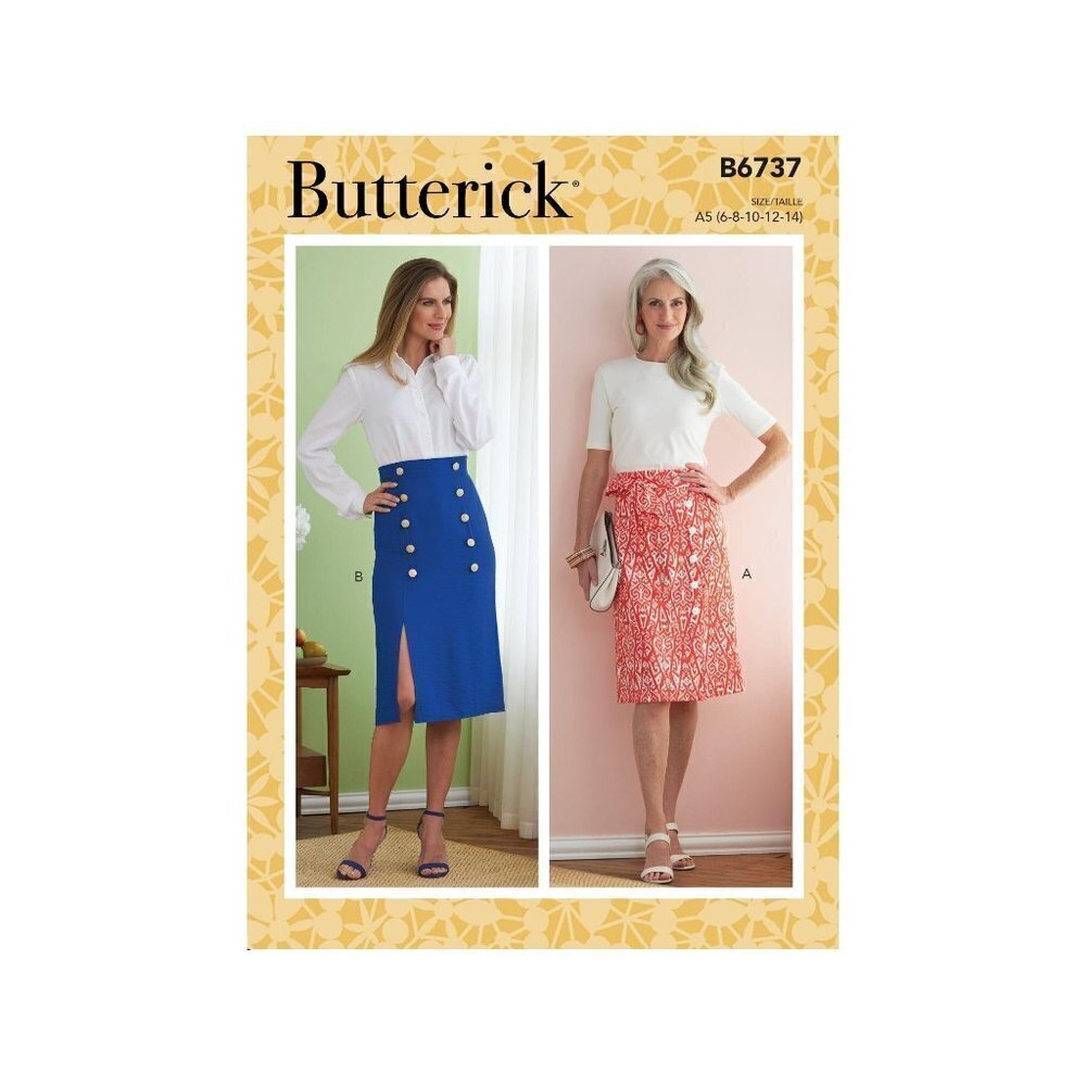 Butterick Sewing Pattern 10813 Misses Skirt Size‎ 14-22